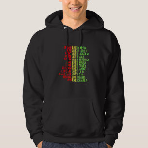 Dream Like Martin Men Women Boys Girls Black Histo Hoodie