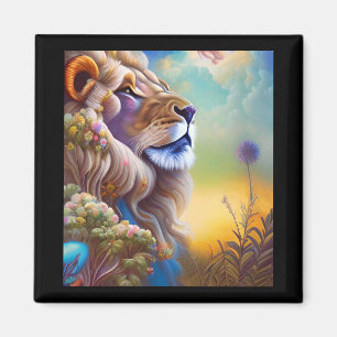 dream lion magnet
