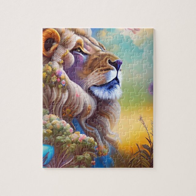 dream lion puzzle (Vertical)