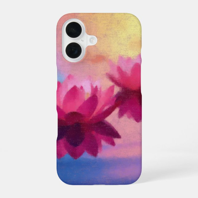 Dream Lotus iPhone 16 Case (Back)