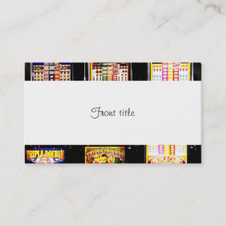 Dream Machines - Lucky Slot Machines Business Card