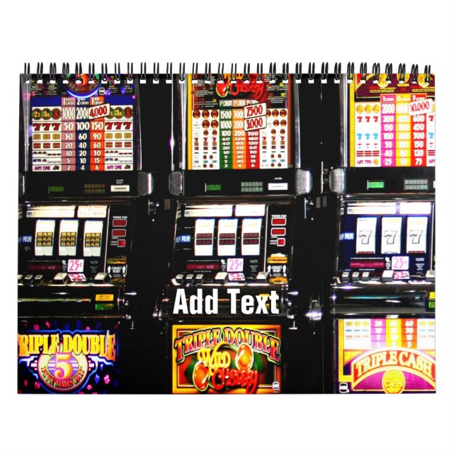 Dream Machines - Lucky Slot Machines Calendar (Cover)