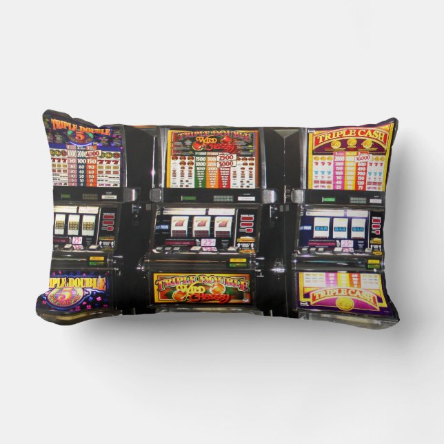 Dream Machines - Lucky Slot Machines Lumbar Cushion (Front)