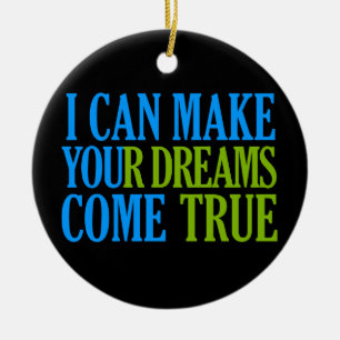 Dream Maker ornament, customisable Ceramic Ornament