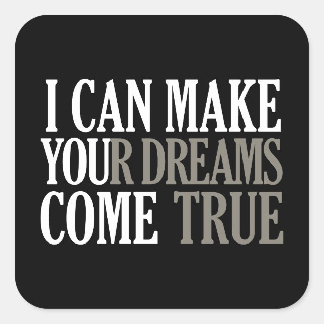 Dream Maker stickers (Front)