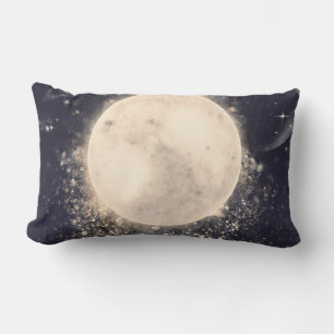 Dream Moon Magic Cosmic Sparkles Lumbar Cushion