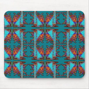 Dream of Butterflies Emblem Mouse Pad