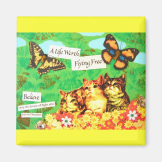 Dream Of Flight - Vintage Magnet