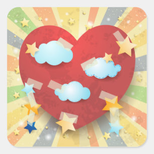 Dream of Love Square Sticker