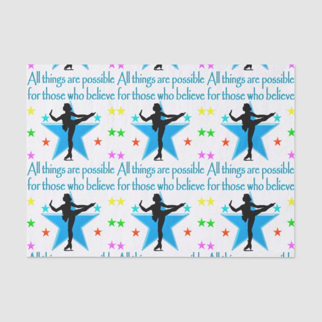 DREAM OF SKATING TISSUE PAPER (Front)