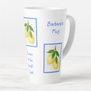 Dream of the Amalfi Coast CUSTOM Latte Mug