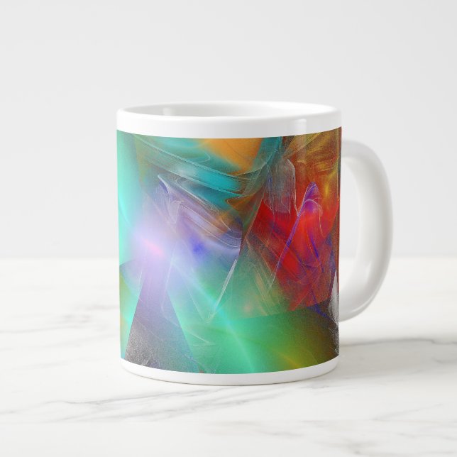 'Dream of the Partechnicon' Large Coffee Mug (Front Right)