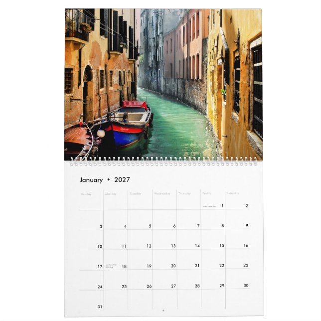 DREAM OF VENICE 2026 Calendar (Jan 2027)
