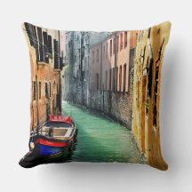 DREAM OF VENICE Large Throw Pillow