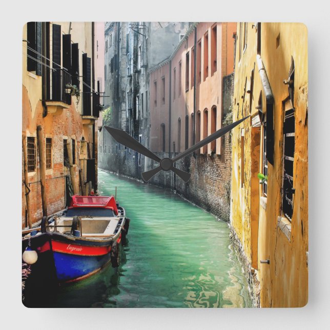 DREAM OF VENICE Wall Clock (Front)