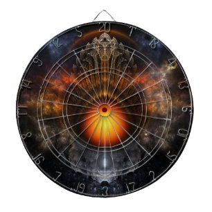 Dream Orb Fractal Art Dart Board