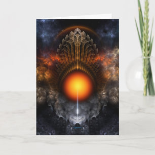 Dream Orb Fractal Art Greeting Card