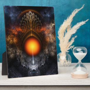 Dream Orb Fractal Art Photo Plaque