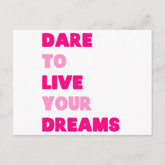 Dream Pink Postcard