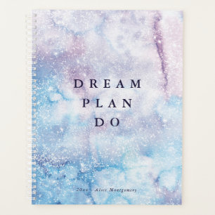 Dream, Plan, Do - Watercolor Purple Universe Planner