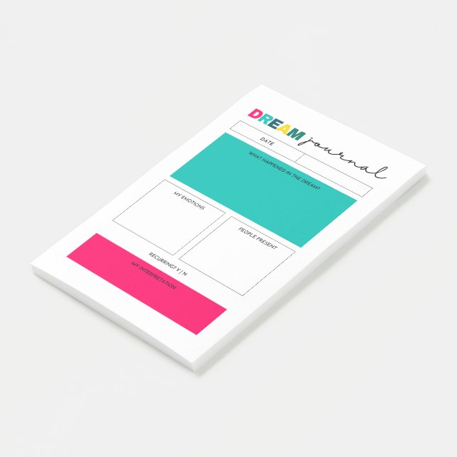 Dream Planner Journal Page Post-it Notes (Angled)