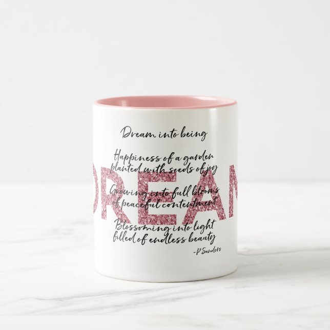 Dream Poem        Two-Tone Coffee Mug (Center)