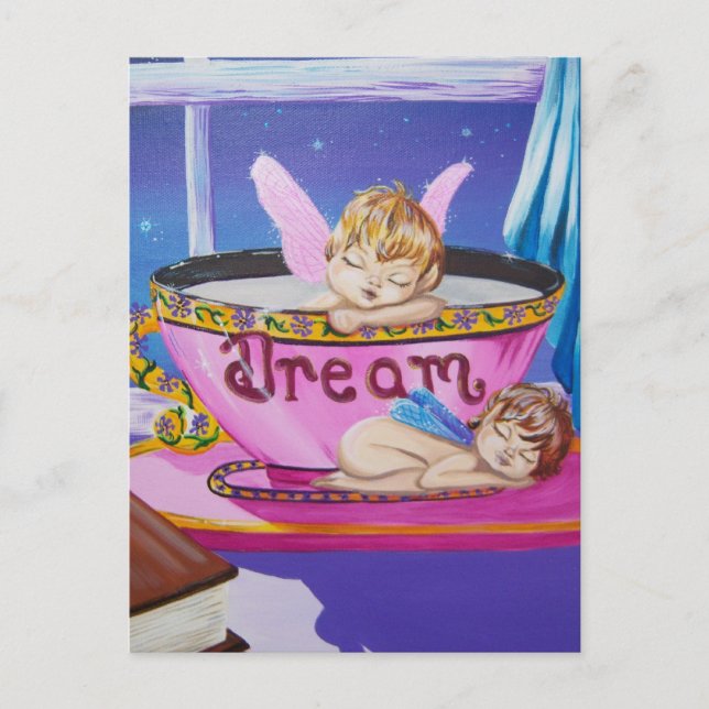 "Dream" Precious Wings Fairy Postcard (Front)