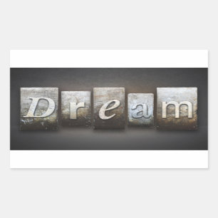 Dream Rectangular Sticker