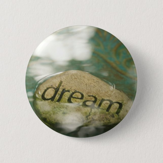 Dream Rock 6 Cm Round Badge (Front)