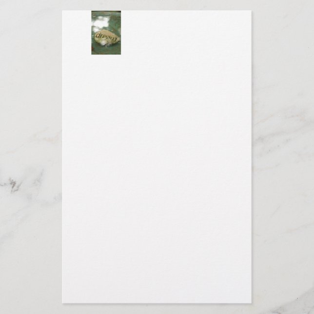 Dream Rock Stationery (Front)