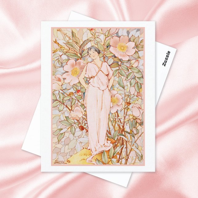 Dream Roses Wild Rose Fairy Postcard (Creator Uploaded)