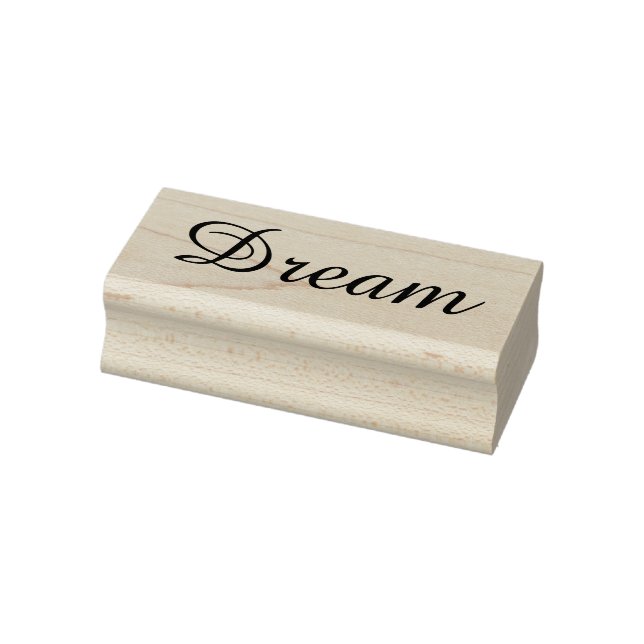 Dream rubber stamp, text stamp, birthday stamp (Stamp)