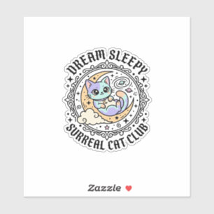 Dream Sleepy Surreal Cat Funny Cat Lover Design -