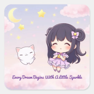 Dream Square Sticker