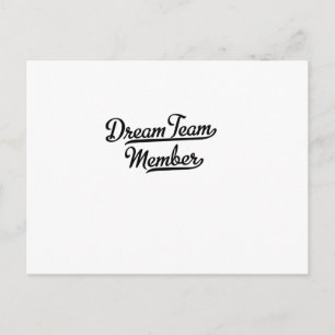 Dream Team Member Postcard