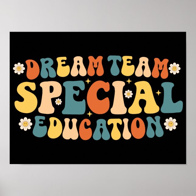 Dream Team Special Education Poster (Front)