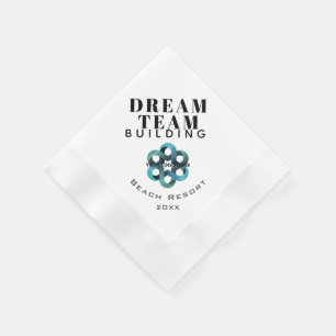 Dream Team Team Building Company Logo Napkin