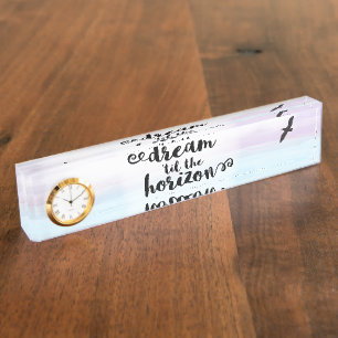 Dream ‘til the Horizon Nameplate