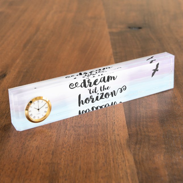Dream ‘til the Horizon Nameplate (Side)