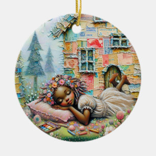 Dream Time Ceramic Ornament