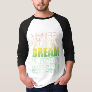 Dream Typography – Gradient Aesthetic Motivational T-Shirt