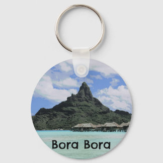 Dream Vacation Bora Bora Tahiti Atoll Formation Key Ring