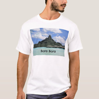 Dream Vacation Bora Bora Tahiti Atoll Formation T-Shirt