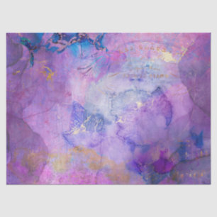 Dream Violet Collage Decoupage Tissue Paper