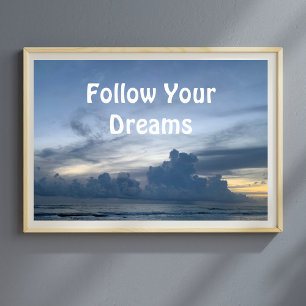 Dream vision board custom digital poster