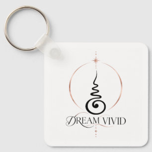 Dream Vivid Spiral Key Ring