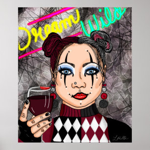 Dream Wild Goth Lady Poster