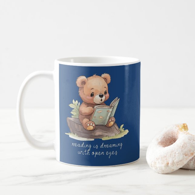 Dream with open eyes coffee mug (With Donut)