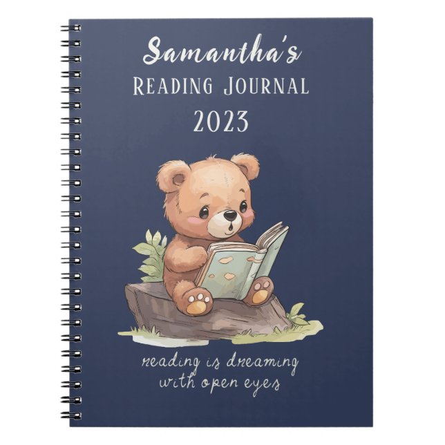 Dream with open eyes custom notebook (Front)