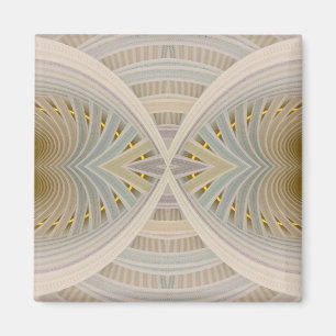 Dream Within A Dream Abstract Chevron Pattern Magnet